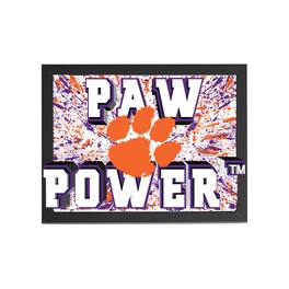 Sporticulture - Clemson Tigers 14" x 18" Framed 3D Lenticular Art - Orange