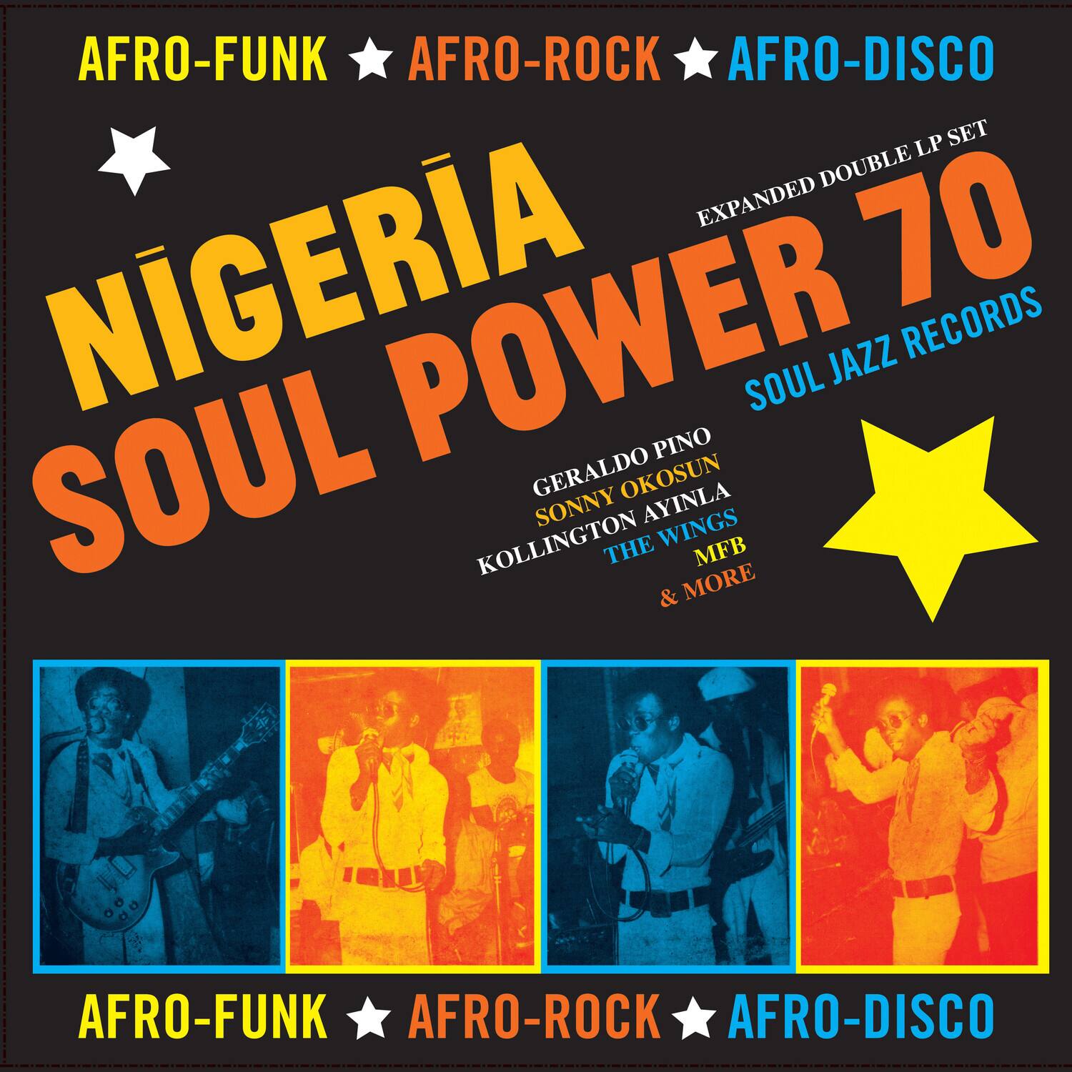 Soul Jazz Records Presents - Nigeria Soul Power 70 - Afro-funk, Afro-rock, Afro-Disco   - COMPACT DISCS [CD]