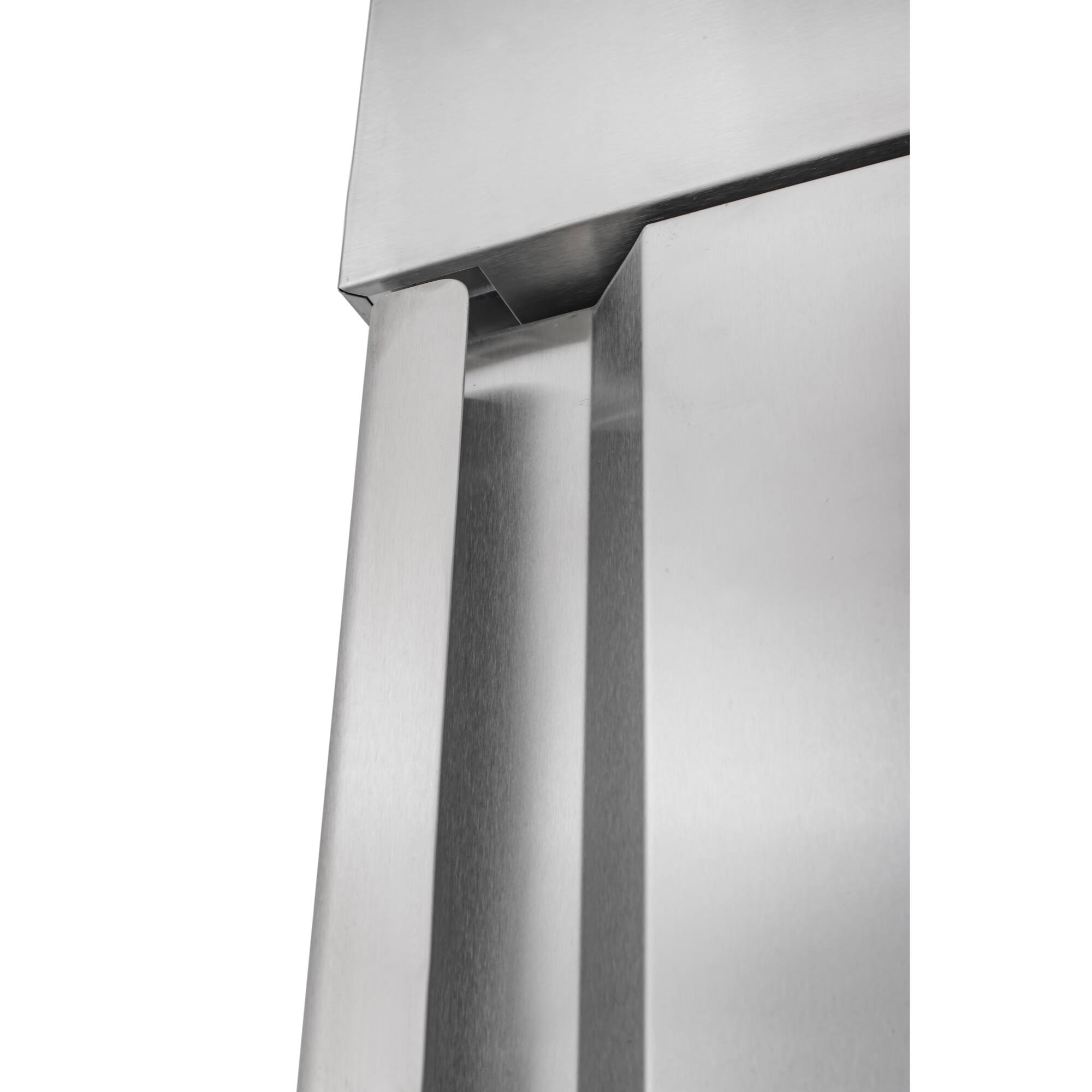 Alt View 7. Koolmore - 27 in. Commercial One Door Convertible Refrigerator/Freezer with 23 Cu. Ft. Capacity in Stainless Steel, ETL Listed - Stainless steel.