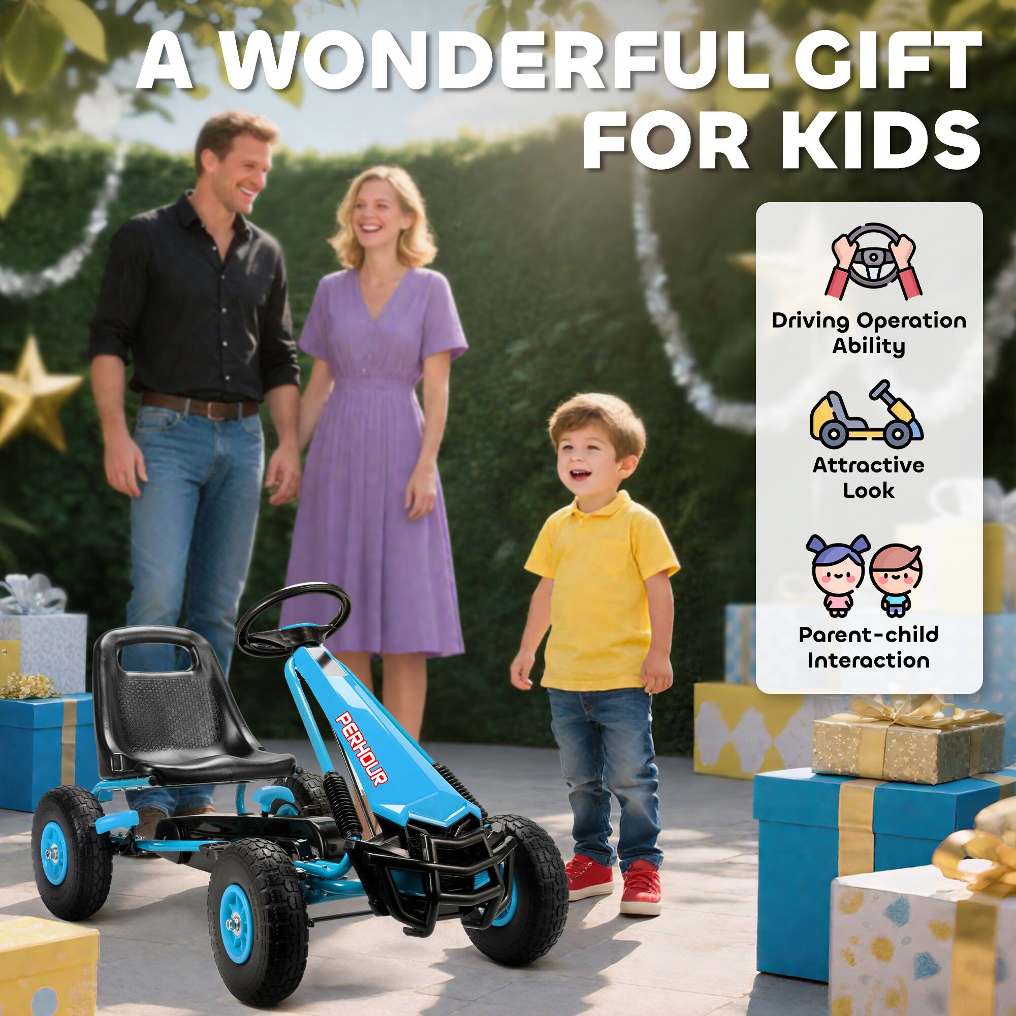 A WONDERFUL GIFT FOR KIDS

- Driving Operation Ability
- Attractive Look
- Parent-child Interaction