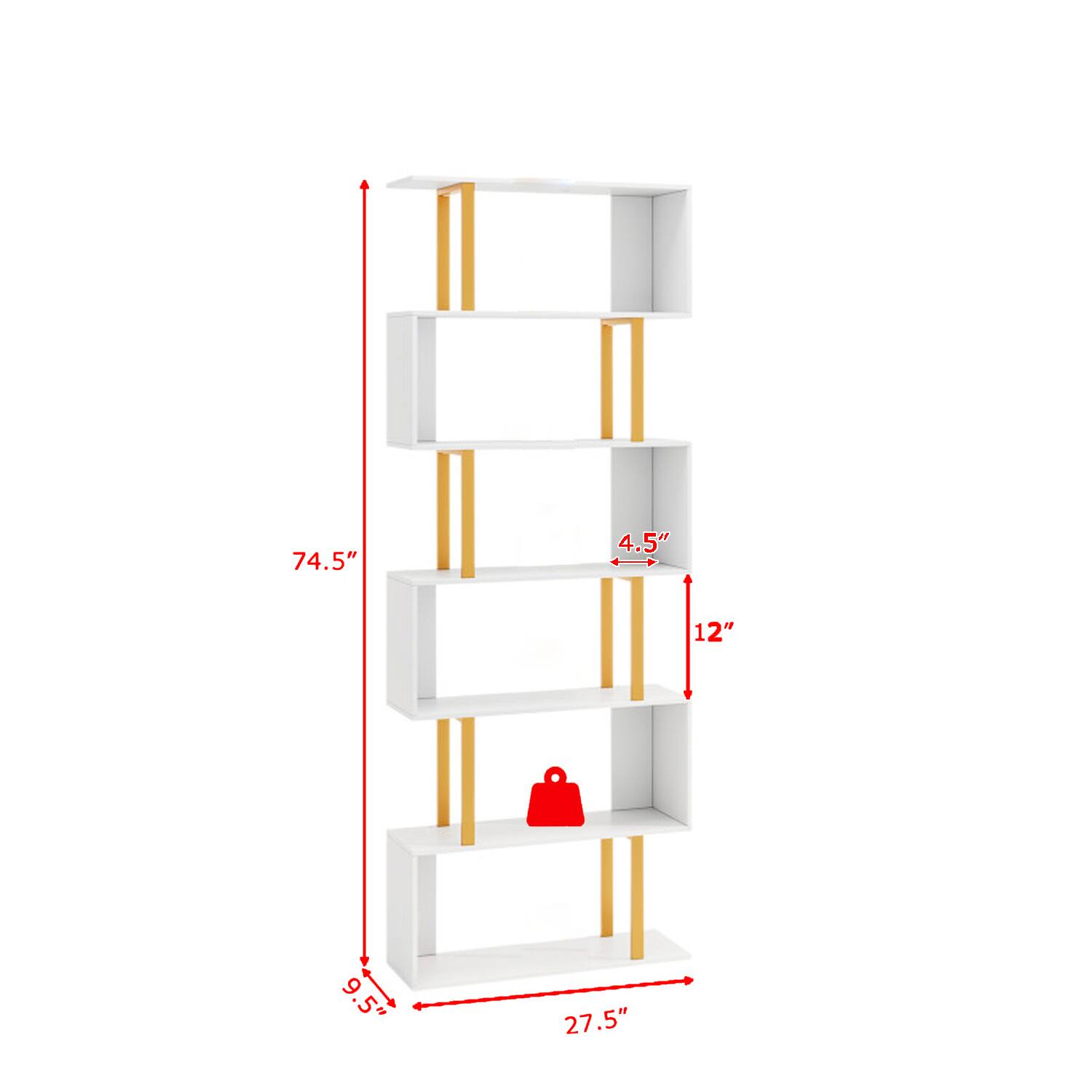 74.5"  
4.5"  
12"  
9.5"  
27.5"