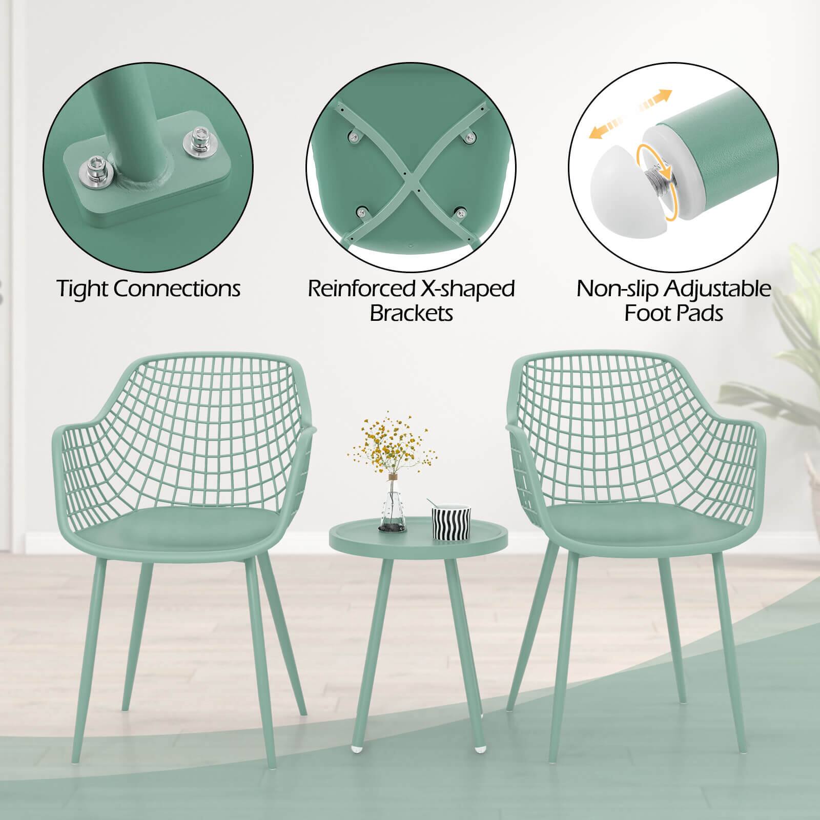 - Tight Connections
- Reinforced X-shaped Brackets
- Non-slip Adjustable Foot Pads