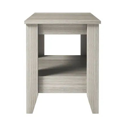 Front. Boyd Sleep - Boyd Sleep 19.7" Medium Density Fibreboard Prato Classic Nightstand - Barnwood Grey.