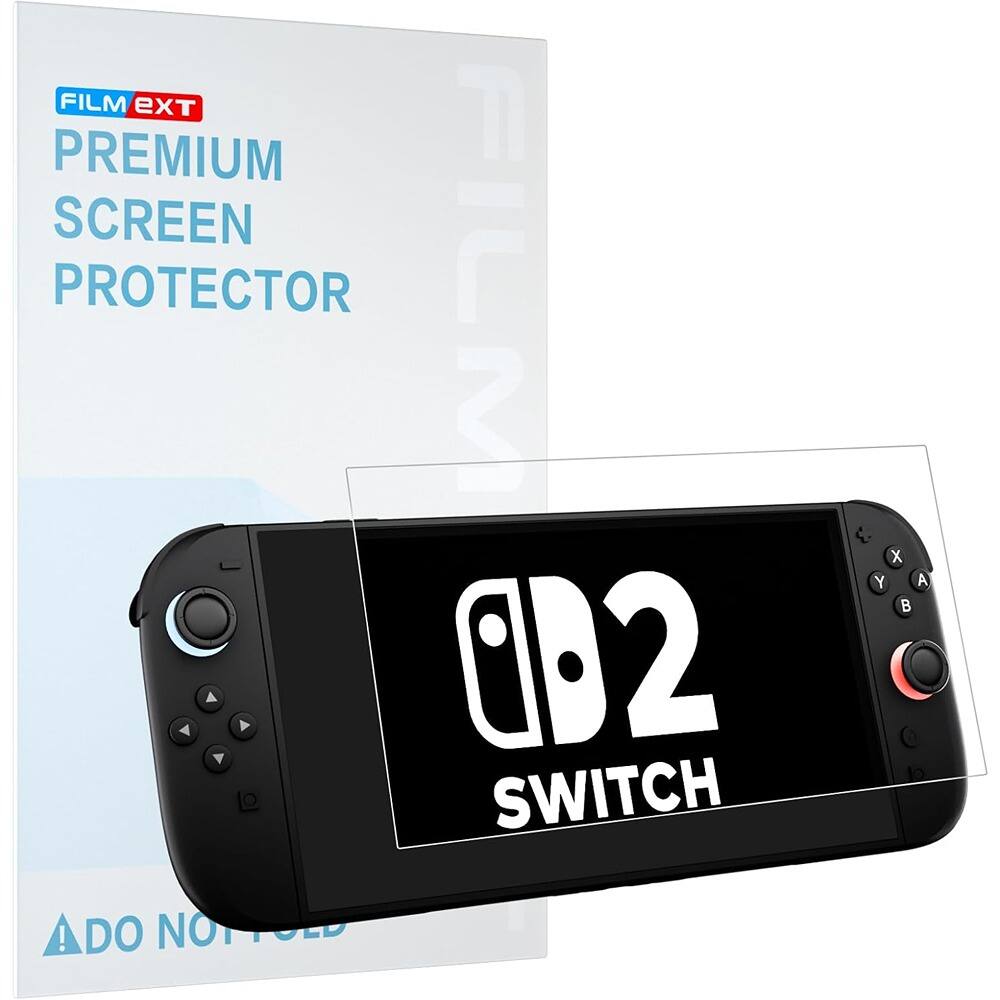 PARKER SLATER - Anti Reflective Screen Protector for Nintendo Switch 2, 2025 Model, 0.17mm Ultra Thin, Clear HD, 7.9 Inch