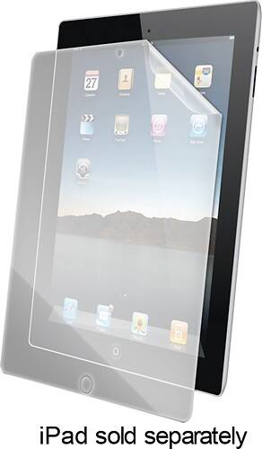 Angle Standard. ZAGG - InvisibleSHIELD for Apple® iPad® 2 - Clear.