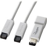 Front. Rocketfish™ - FireWire 800 Cable with 6-Pin Adapter - Multi.