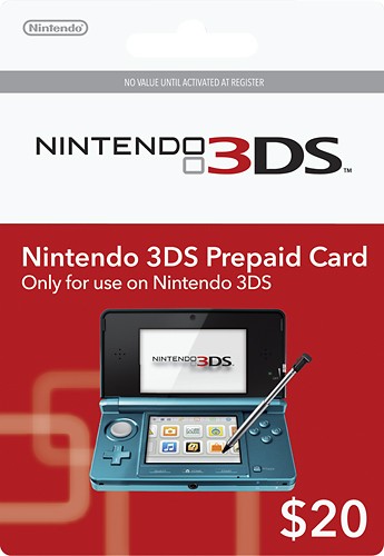  Nintendo - Nintendo 3DS Cash Card ($20)
