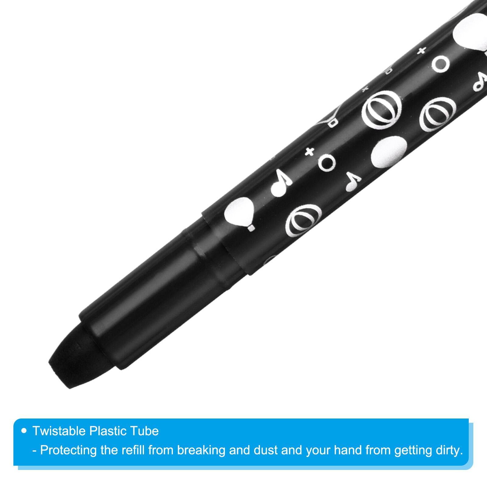 Twistable Plastic Tube  
- Protecting the refill from breaking and dust and your hand from getting dirty.