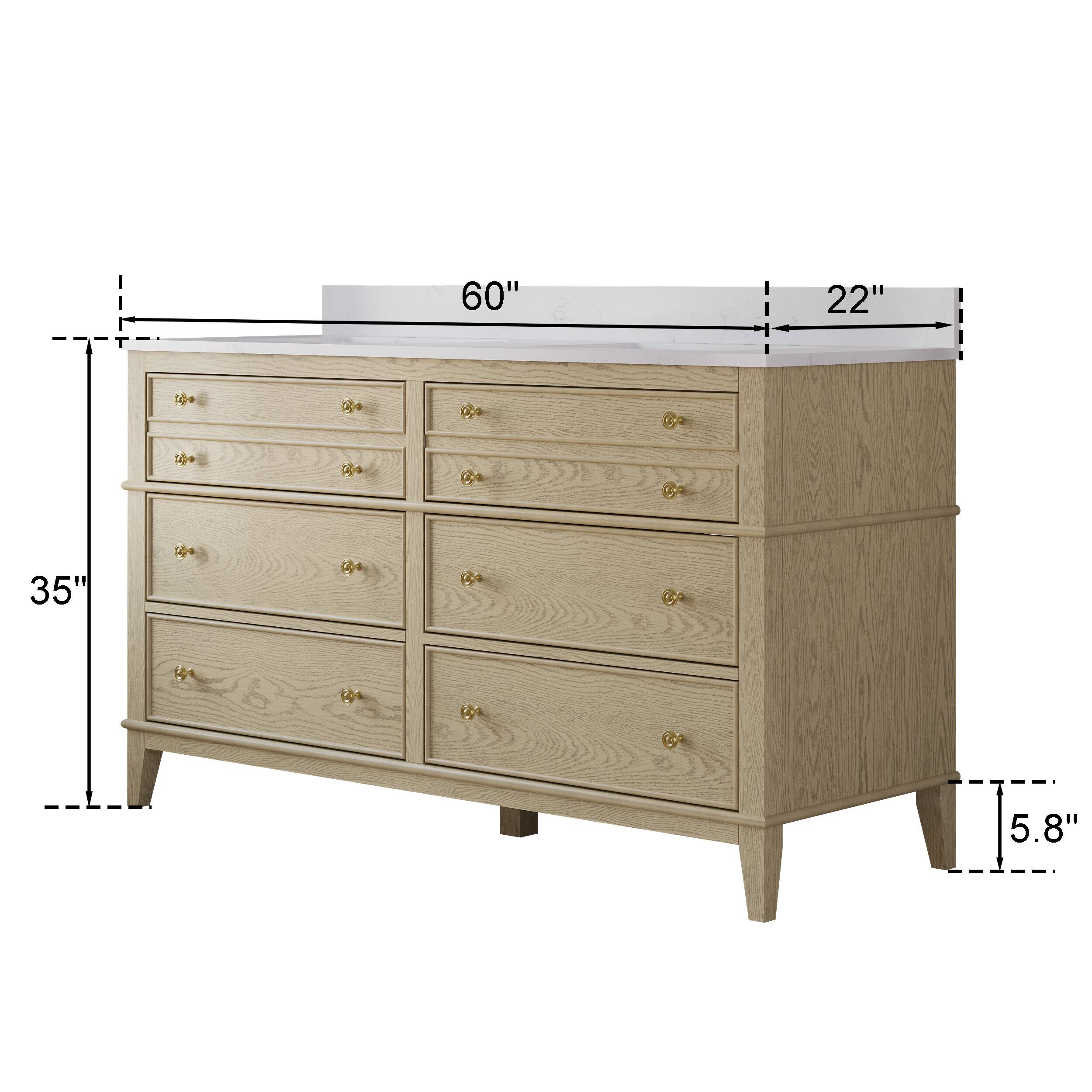 60" x 22" x 35" x 5.8"