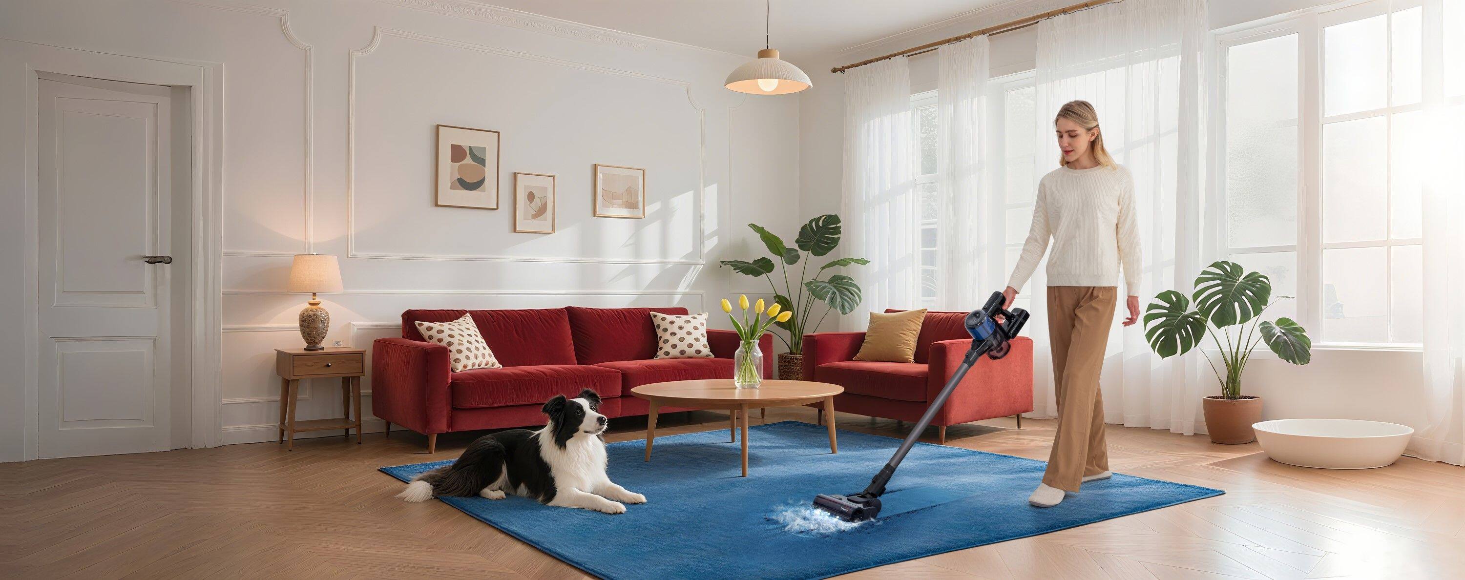 Left. Tineco - Pure ONE S30 Cordless Stick Vacuum with Smart Sensor and ZeroTangle Brush - Black.