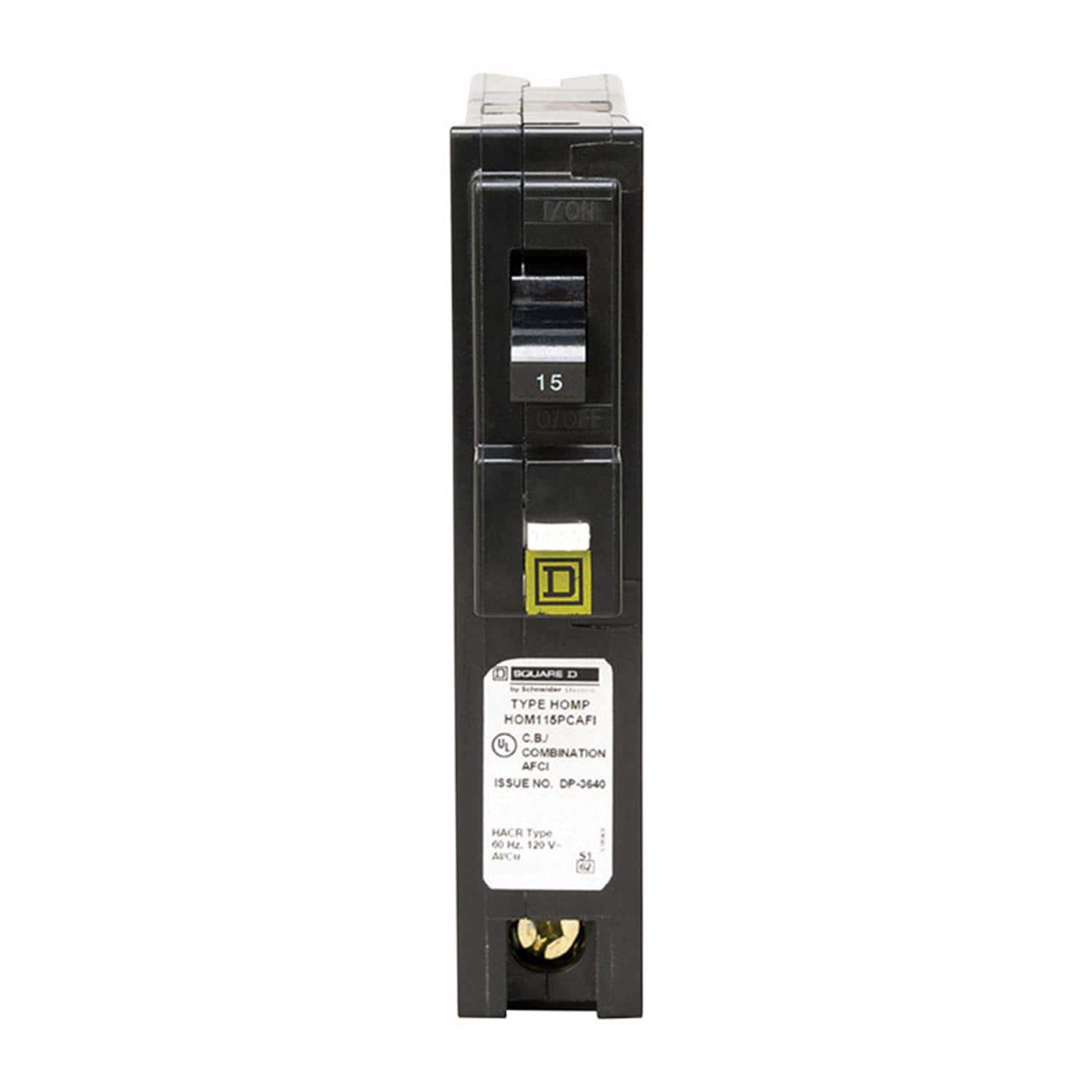 Schneider Electric - Square D HomeLine 15 amps Arc Fault Single Pole Circuit Breaker