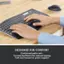 Designed for comfort, cushioned palm rest - curved keyframe for natural typing, full-size mouse for palm support.