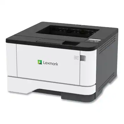 Front. Lexmark - 29S0050 MS431dn Laser Printer - Black/Silver.