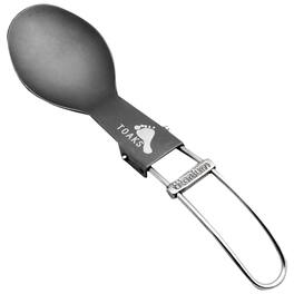 TOAKS - Titanium Folding Spoon SLV-07 - Outdoor Camping - Gray