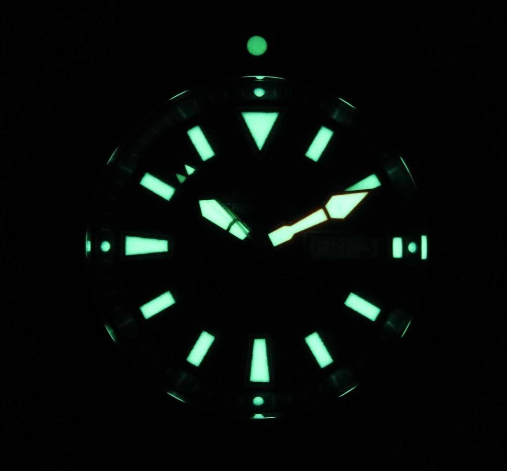 Angle. RATIO - FreeDiver Blue Dial Stainless Steel Quartz 1050HA93-12V-BLU 1000M Men's Watch - Blue.