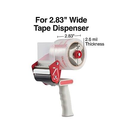 For 2.83" Wide Tape Dispenser  
2.83"  
2.6 mil Thickness  
3" Staples