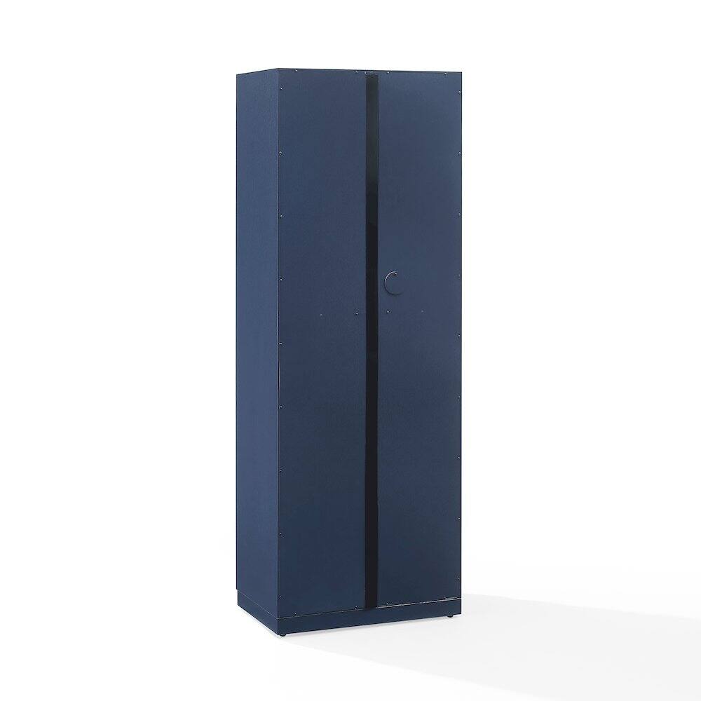 Left. Crosley Furniture - Isla Kitchen Storage Pantry - Navy.