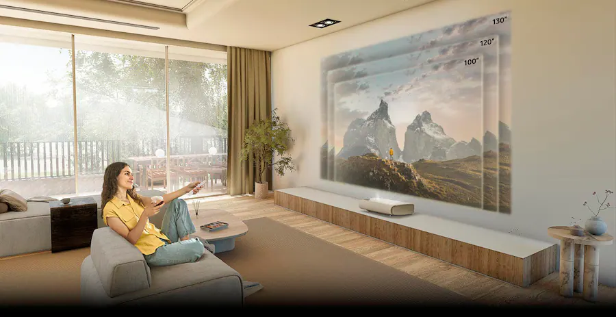 Samsung 130” Class LPU9D The Premiere Triple Laser Projector 4K UHD ...