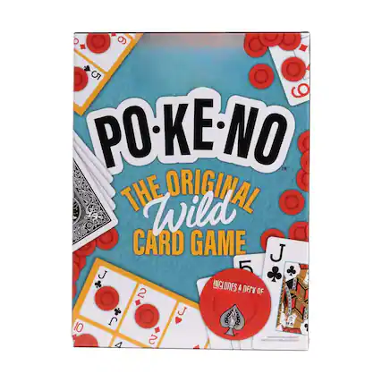 PO·KE·NO
THE ORIGINAL Wild CARD GAME
INCLUDES A DECK OF
JOKERS