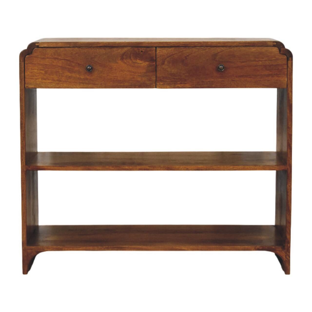 Front. Artisan Furniture - Artisan Furniture Solid Wood Ellington Console Table - Brown.