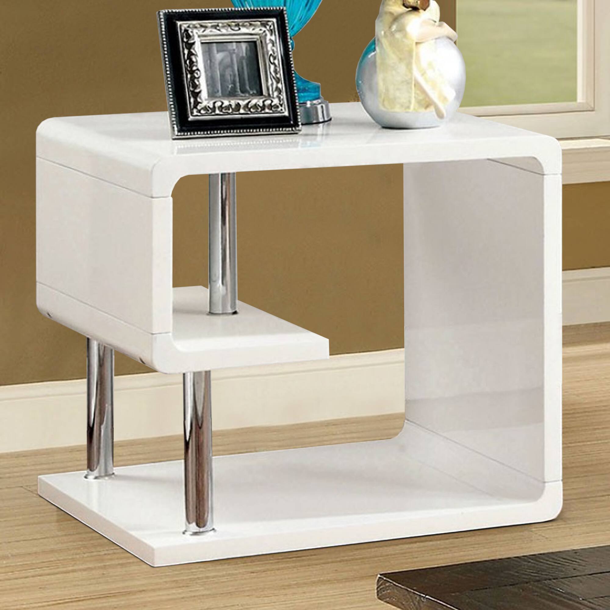 Alt View 5. Manhattan Lane - Ninove I Contemporary Style End Table, White - White.