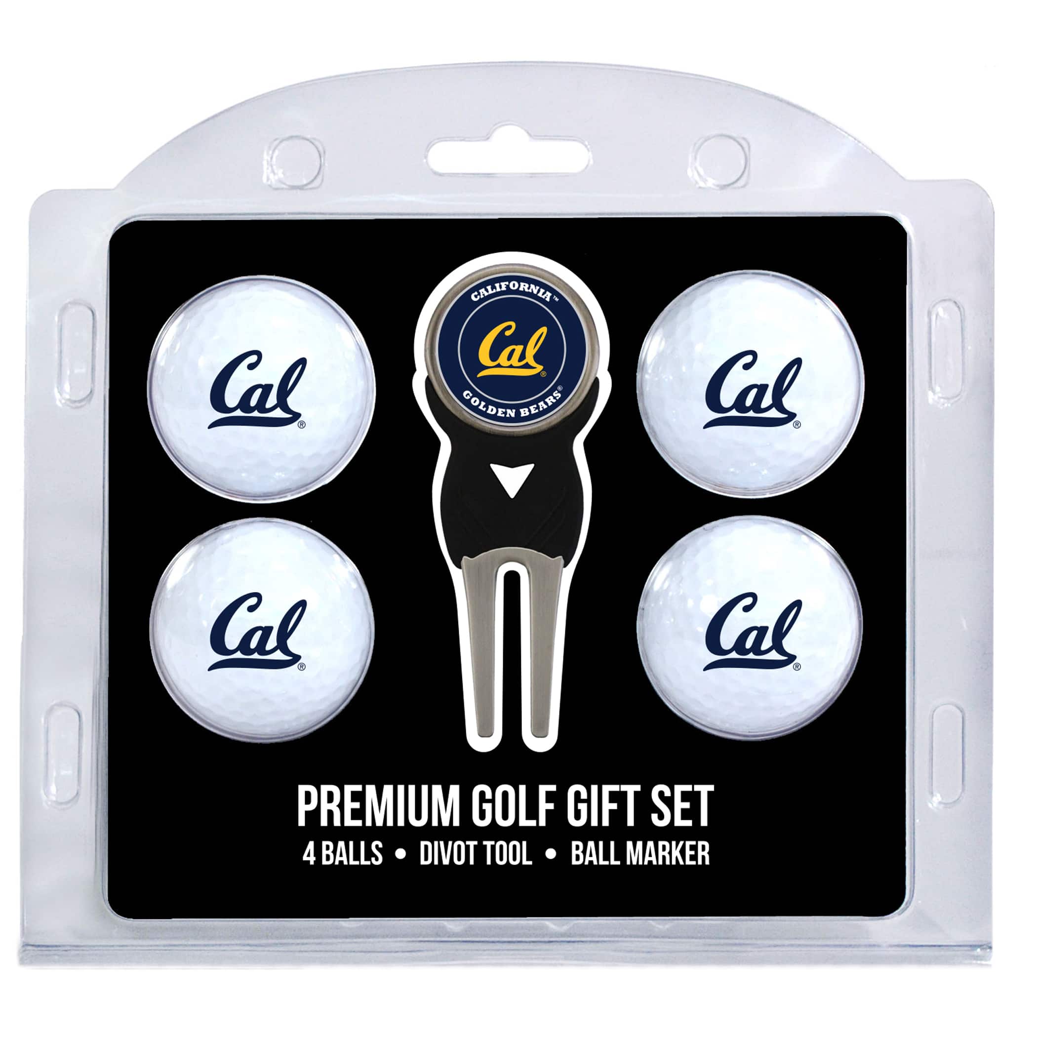 Team Golf - Cal Bears 4-Ball Gift Set - Multicolor