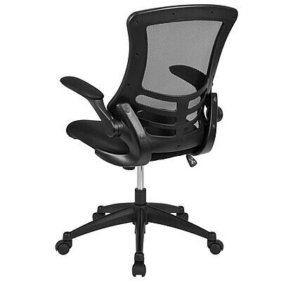 Alt View 7. Flash Furniture - Flash Furniture Kelista Ergonomic Mesh Swivel Mid-Back Task Office Chairs, Black (5BLX5MBK) - Black.