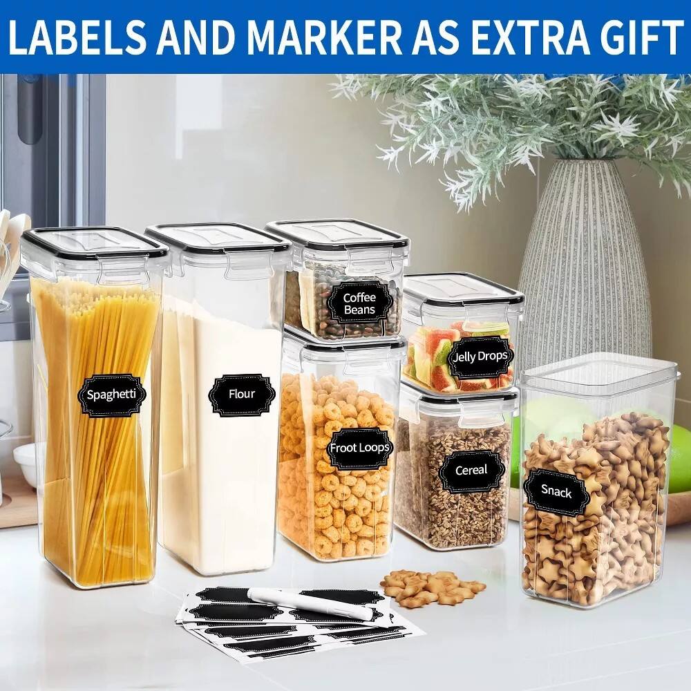 LABELS AND MARKER AS EXTRA GIFT

Coffee Beans  
Jelly Drops  
Spaghetti  
Flour  
Froot Loops  
Cereal  
Snack