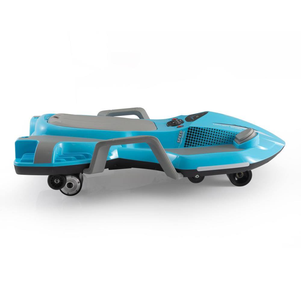 Angle. BreeBe - Electric Kids Racing Car with Music and Lights - Blue.