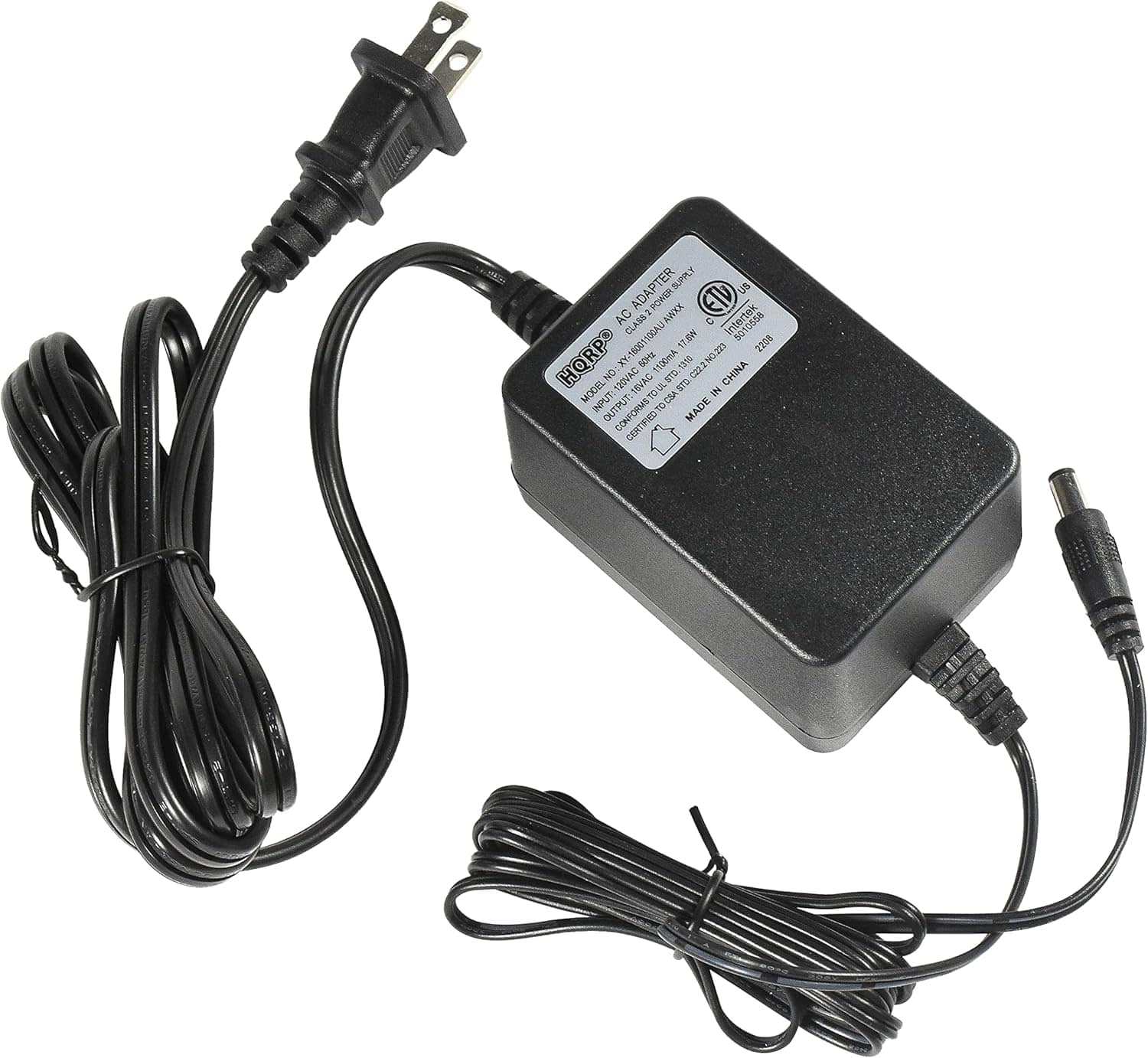 HQRP - 16V AC Adapter for Peavey DeltaFex, DeltaFex Twin, Dual DeltaFex Stereo Effects Processor, PFC-10 Midi Controller