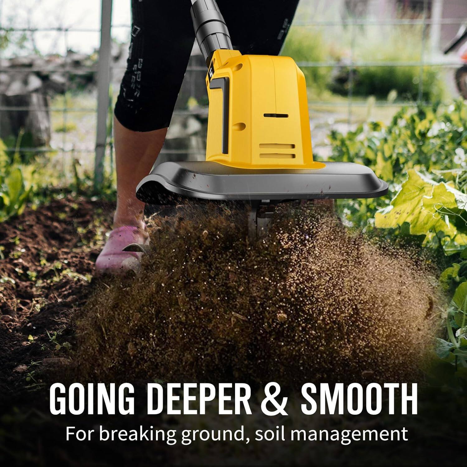 GOING DEEPER & SMOOTH  
For breaking ground, soil management