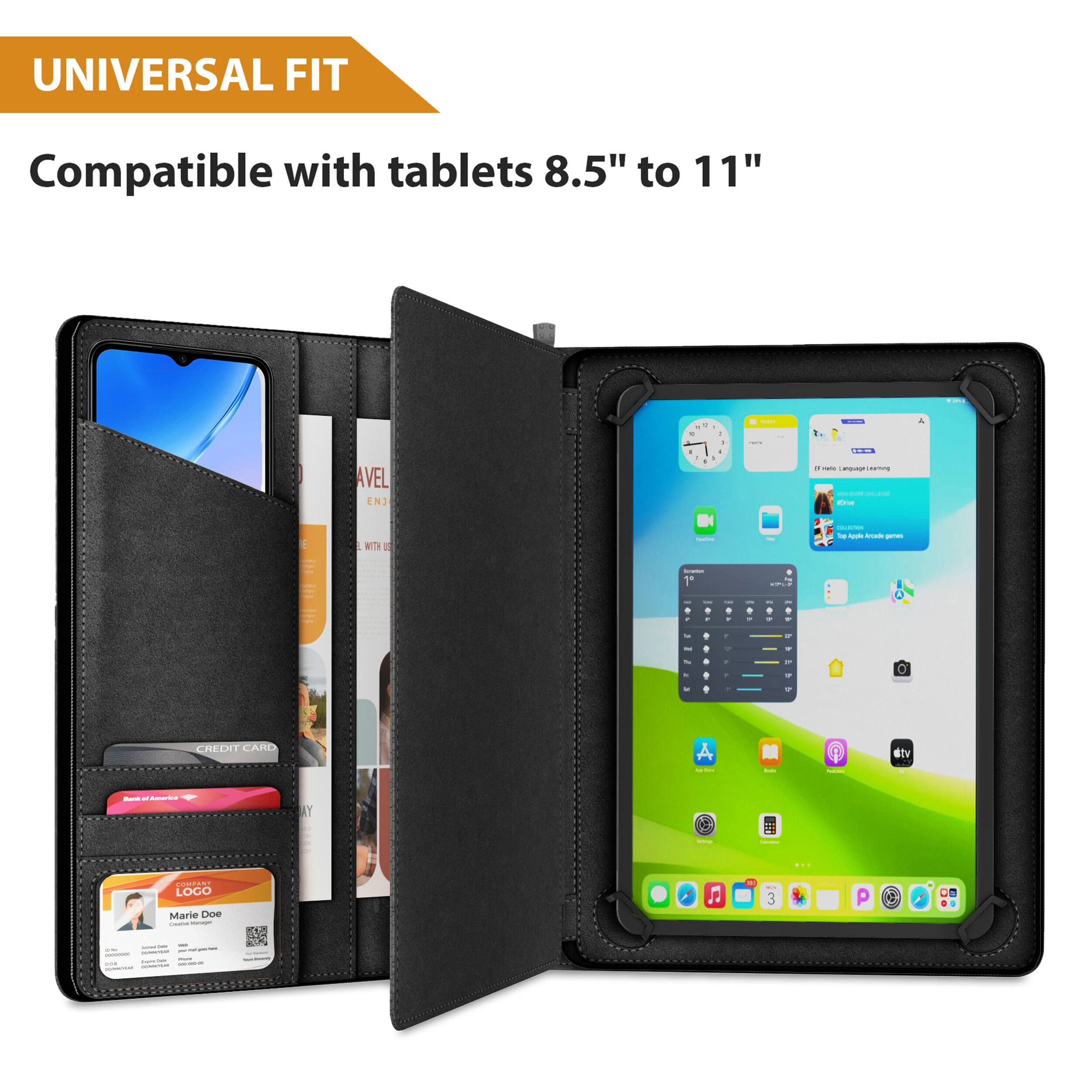 UNIVERSAL FIT
Compatible with tablets 8.5" to 11"