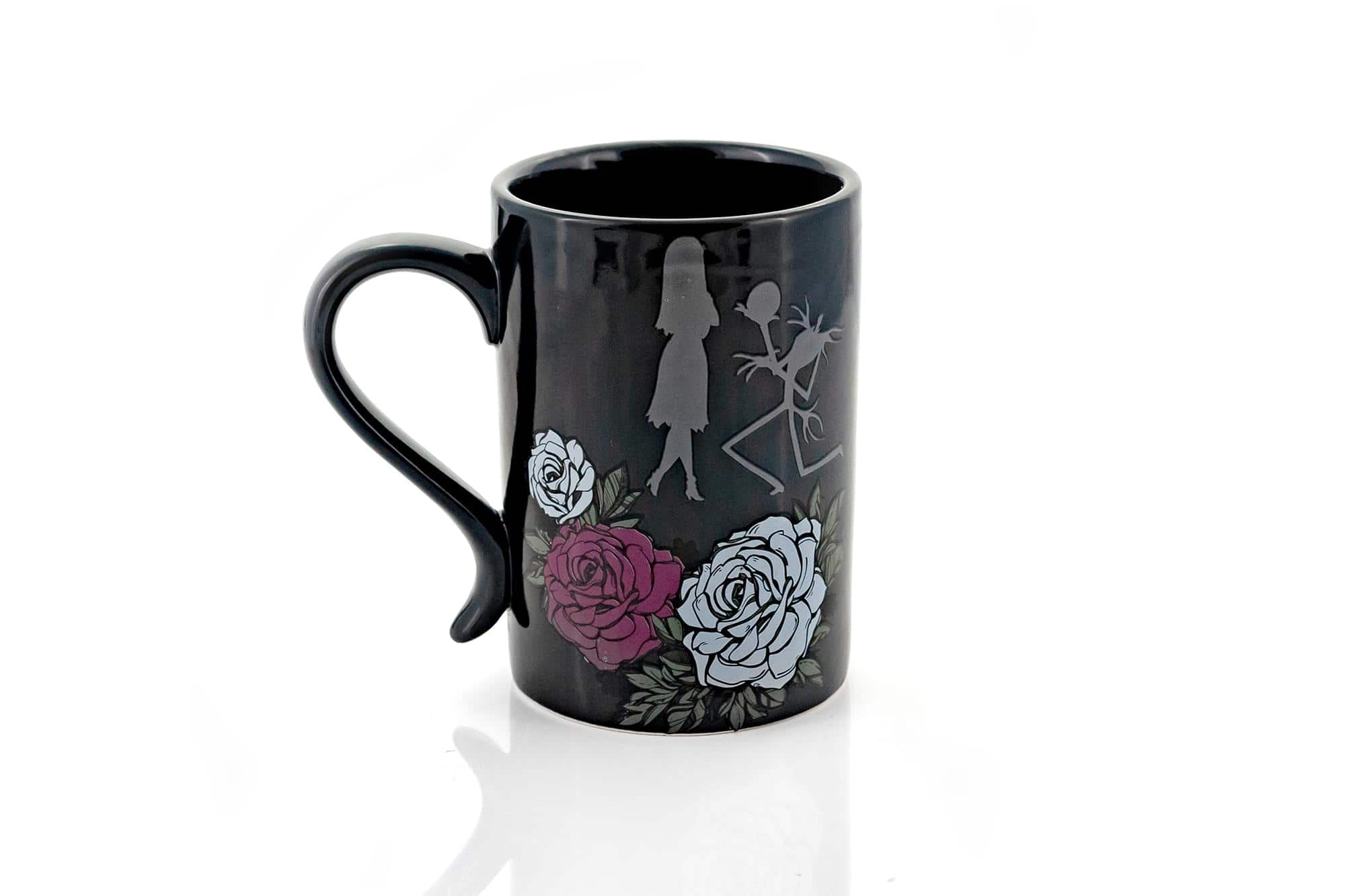Disney - The Nightmare Before Christmas Rose Wedding 15 Oz Ceramic Coffee Mug - Black