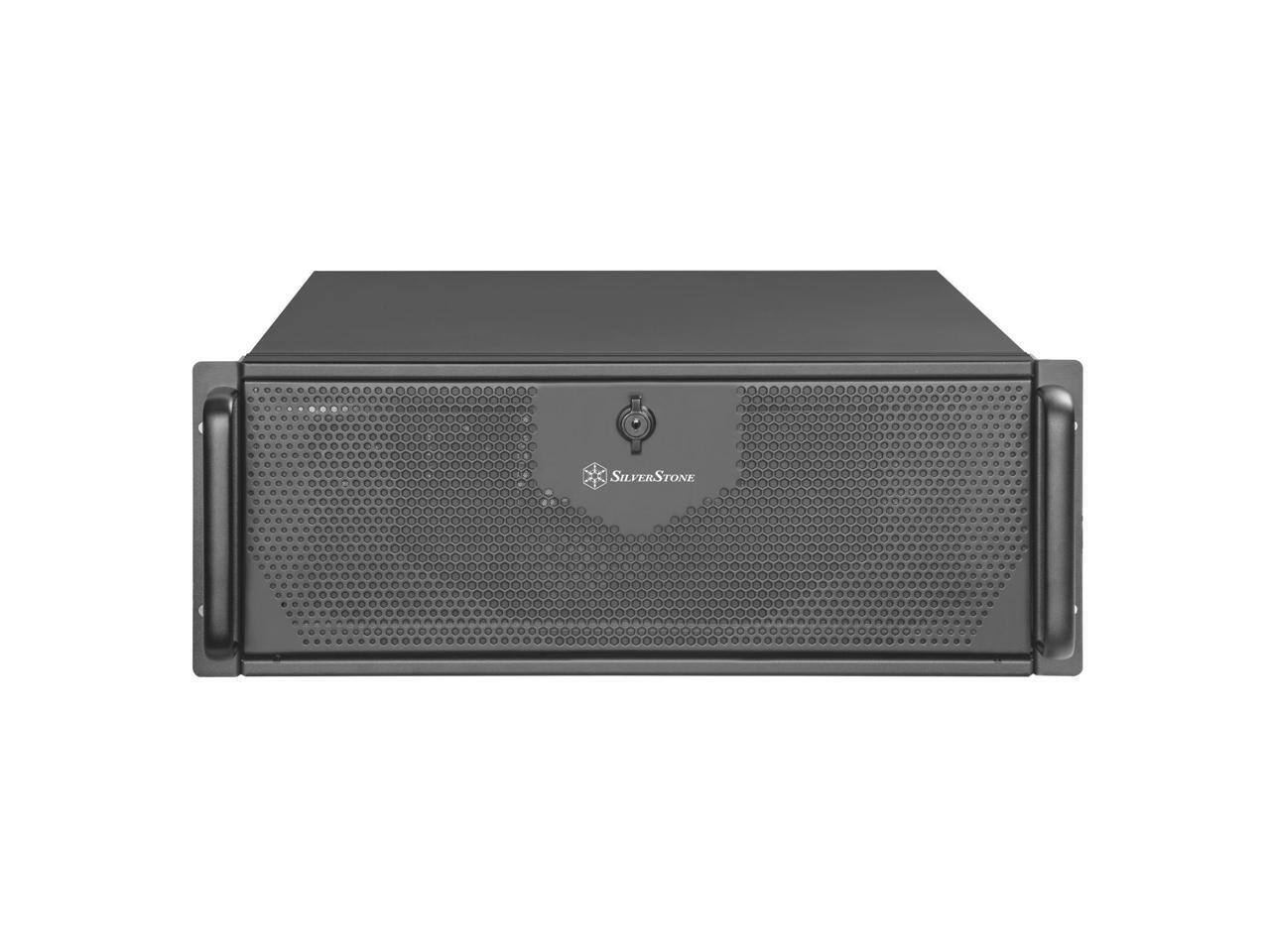 Alt View 4. SilverStone - SilverStone 4U rackmount server chassis with liquid cooling compatibility,RM42-502 - Silver.