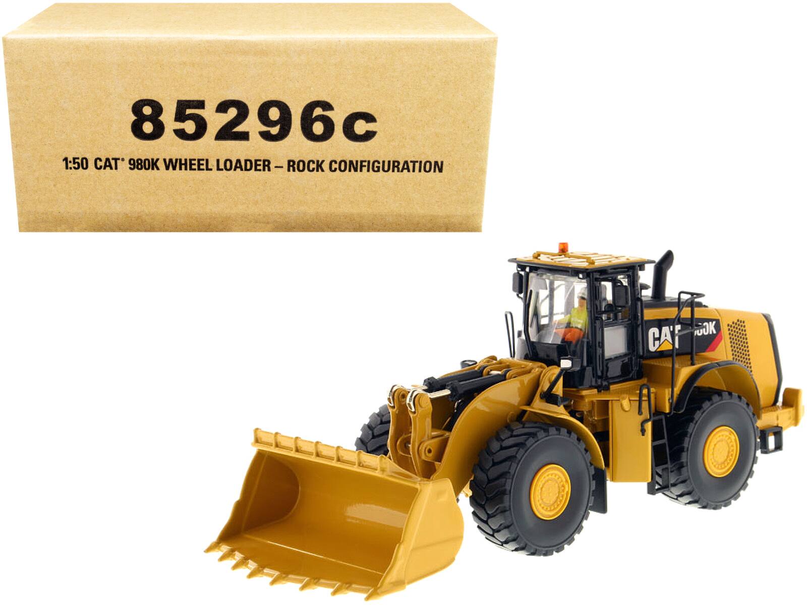 "Caterpillar 980K Wheel Loader Rock Configuration with Operator ""High Line Series"" 1/50 Diecast Model by Diecast Masters" price history on PriceWatchPro
