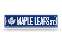 Rico Industries - Toronto Maple Leafs NHL Bling Glitter Sparkle 16" Street Sign - Multi