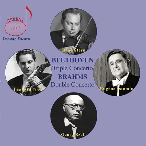 Beethoven / Stern,Isaac / Leonard,Rose - Triple Concerto / Brahms: Double Concerto - COMPACT DISCS