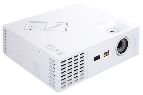 Front. ViewSonic - Home Theater DLP Projector - White.