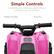 Simple Controls: A straightforward, one-button system lets your child stop or go with one push. Rubber Handles, Stop/Go.