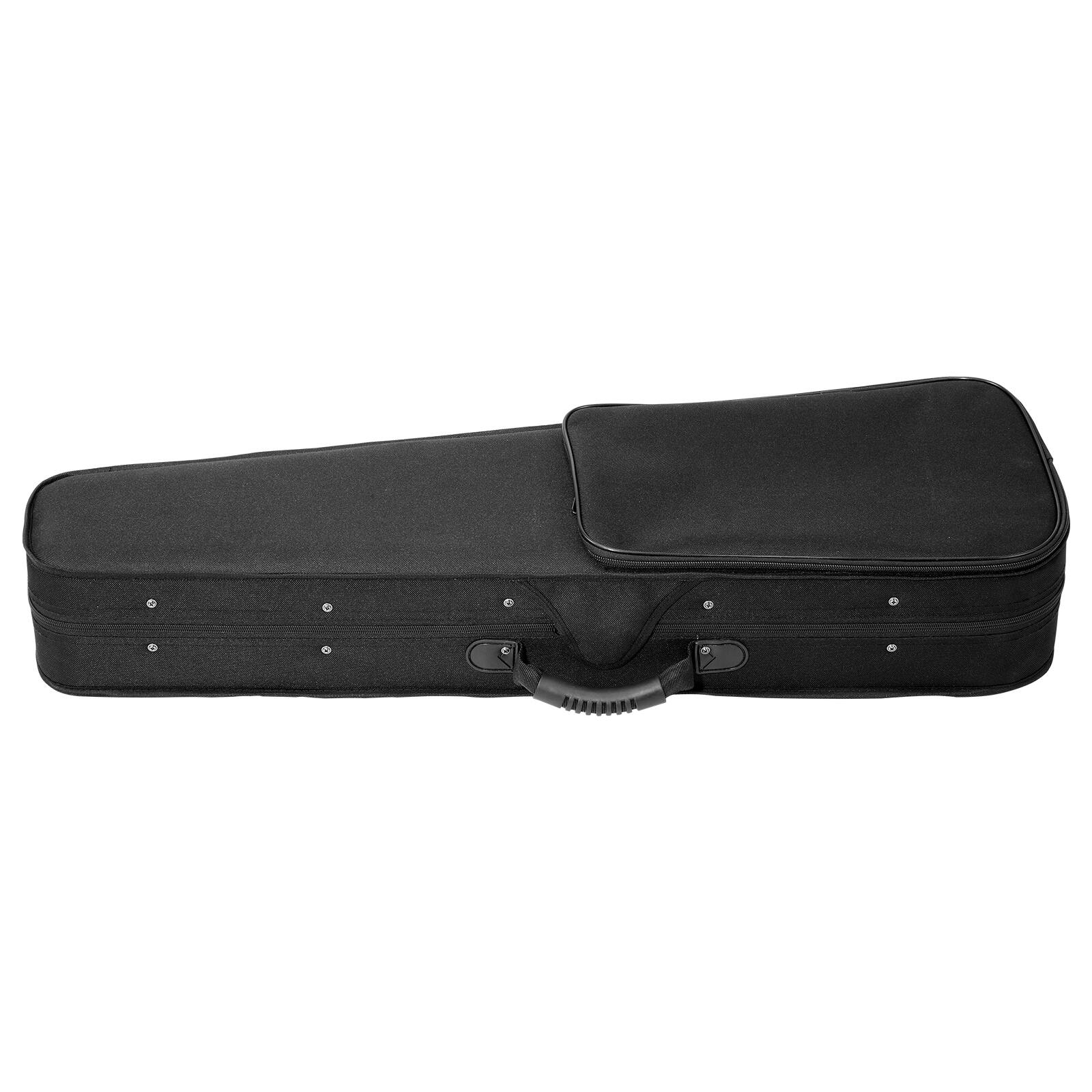 Alt View 5. VEVOR - 4/4 Full Size Violin Case, Nylon Waterproof, Lightweight Portable Travel Carrying Bag, with Plush Lining - Black.