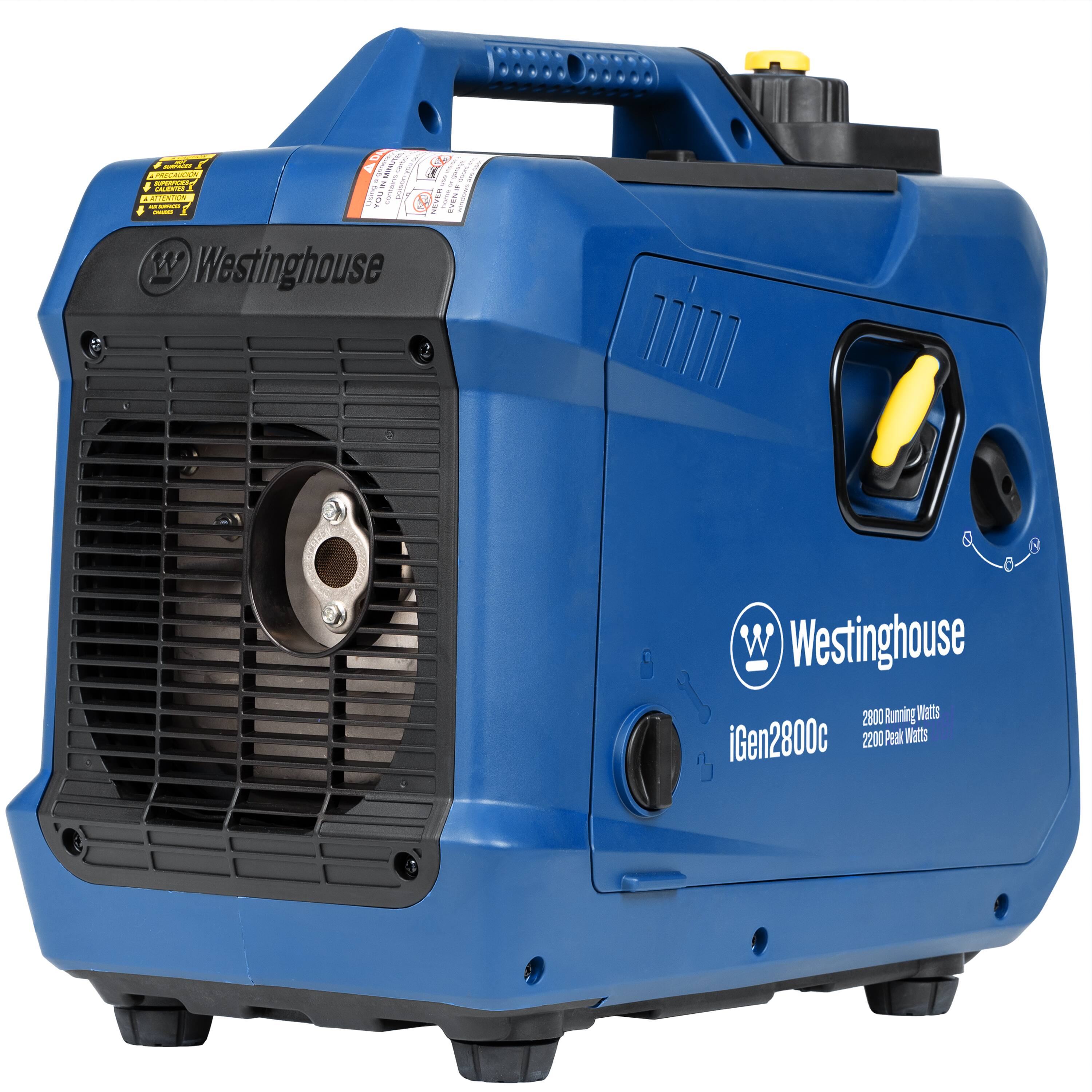 Westinghouse iGen2800c  
2800 Running Watts  
2200 Peak Watts