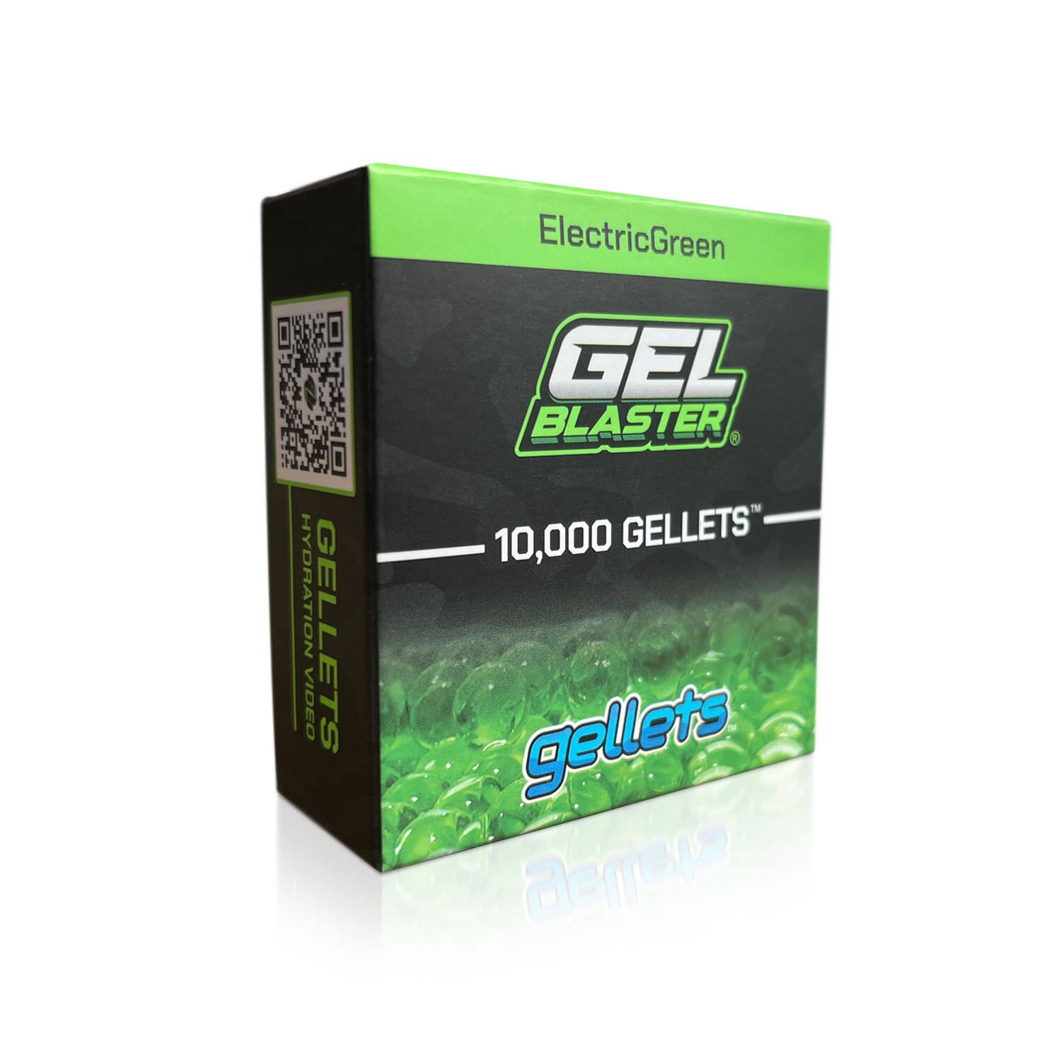 Front. Gel Blaster - Gellets - Electric Green (10k).