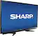 Angle. Sharp - 32" Class (31.5" Diag.) - LED - 1080p - HDTV - Black.