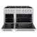 Left. ZLINE - ZLINE 48 in. 6.7 cu. ft. Freestanding Select Double Oven Gas Range w/ 8 Burner Cooktop in Stainless Steel (HGR48) - Stainless Steel.