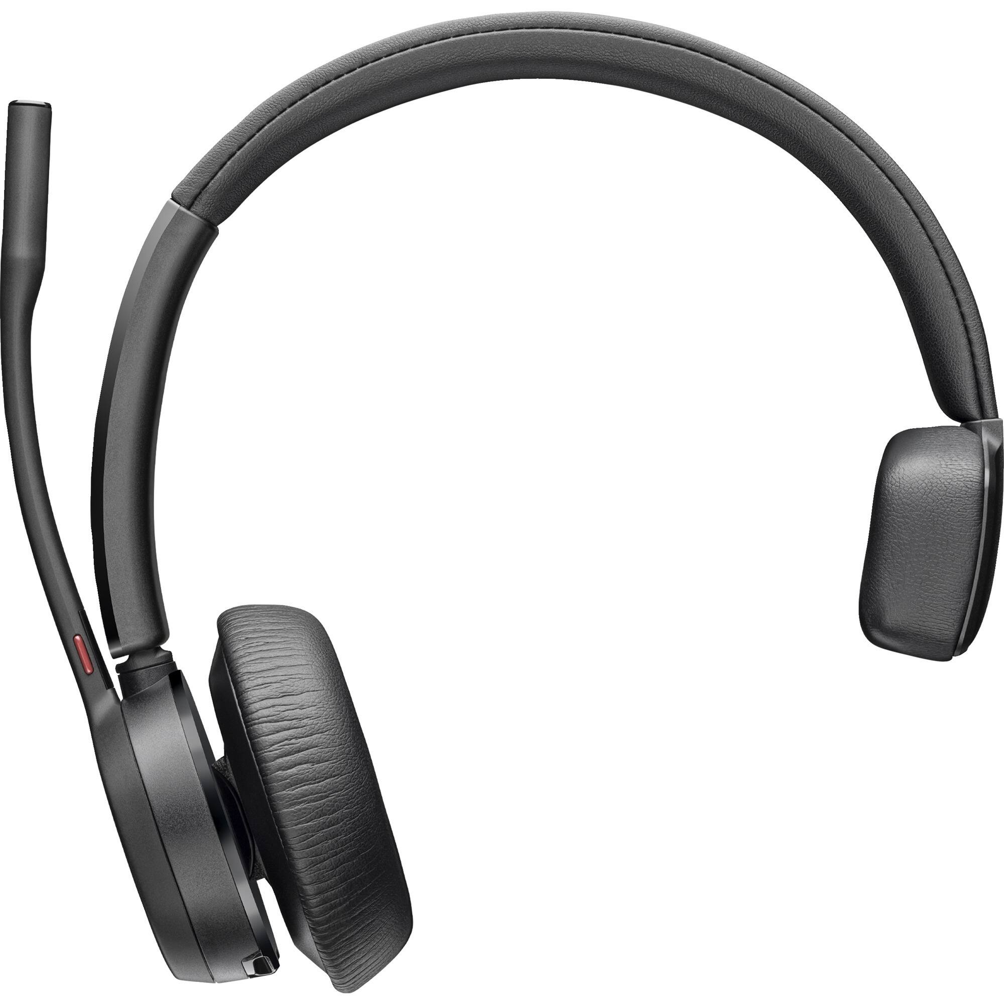 Alt View 3. HP - Poly Voyager 4310 USB-A Headset + BT700 Dongle - Microsoft Teams Certification - Siri, Google Assistant - Mono - USB - Black.