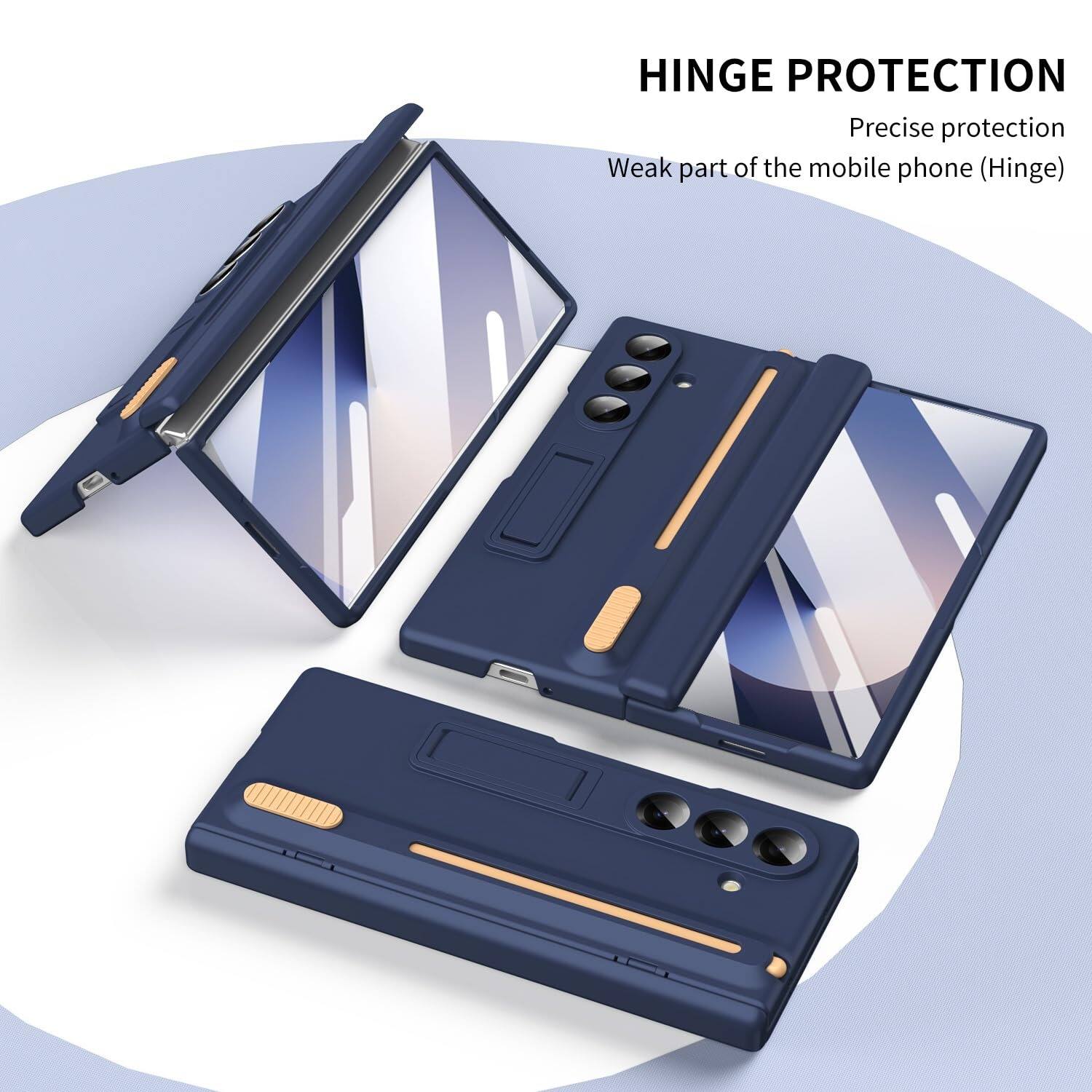 HINGE PROTECTION  
Precise protection  
Weak part of the mobile phone (Hinge)