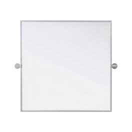 Elegant Kitchen and Bath - Amoura 30X36 Pivot Mirror In - Silver