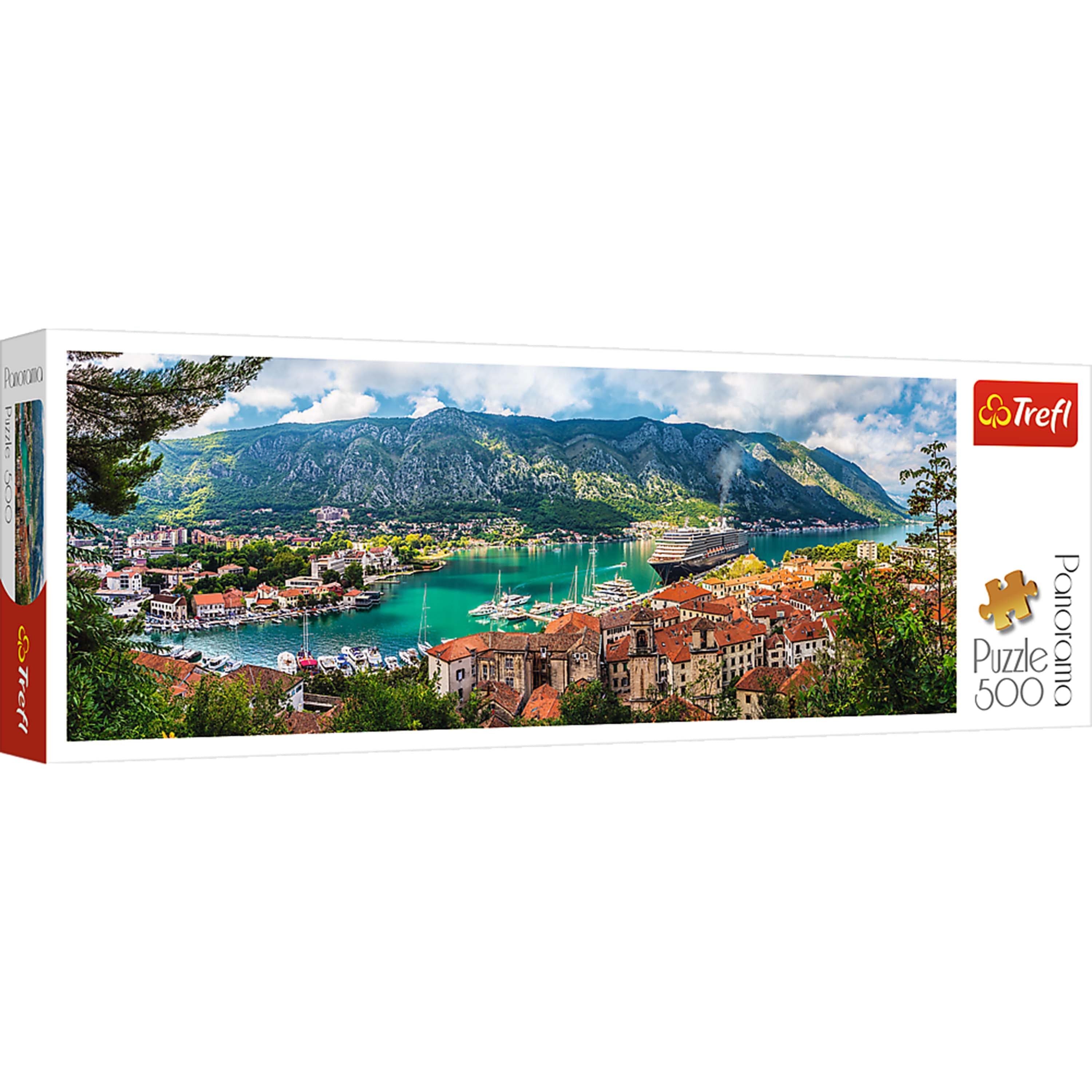 Trefl - Red 500 Piece Panorama Puzzle - Kotor, Montenegro price history on PriceWatchPro