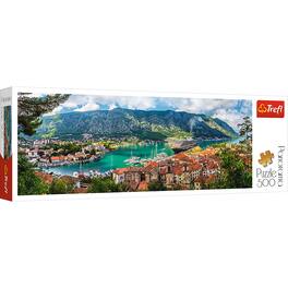 Trefl - Red 500 Piece Panorama Puzzle - Kotor, Montenegro