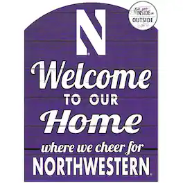 Jardine - Northwestern Wildcats 16'' x 22'' Marquee Sign - Purple